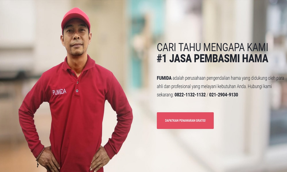 Fumida, Layanan Pest Control Terbaik di Indonesia